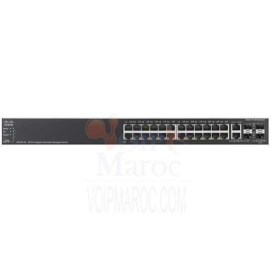 Small Business 500 Series Stackable Managed Switch SG500-28P-K9-G5