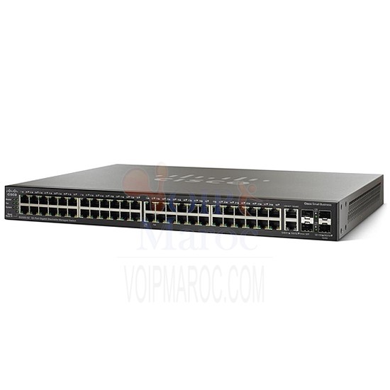 Small Business 500 Series Stackable Managed Switch SG500-52P-K9-G5