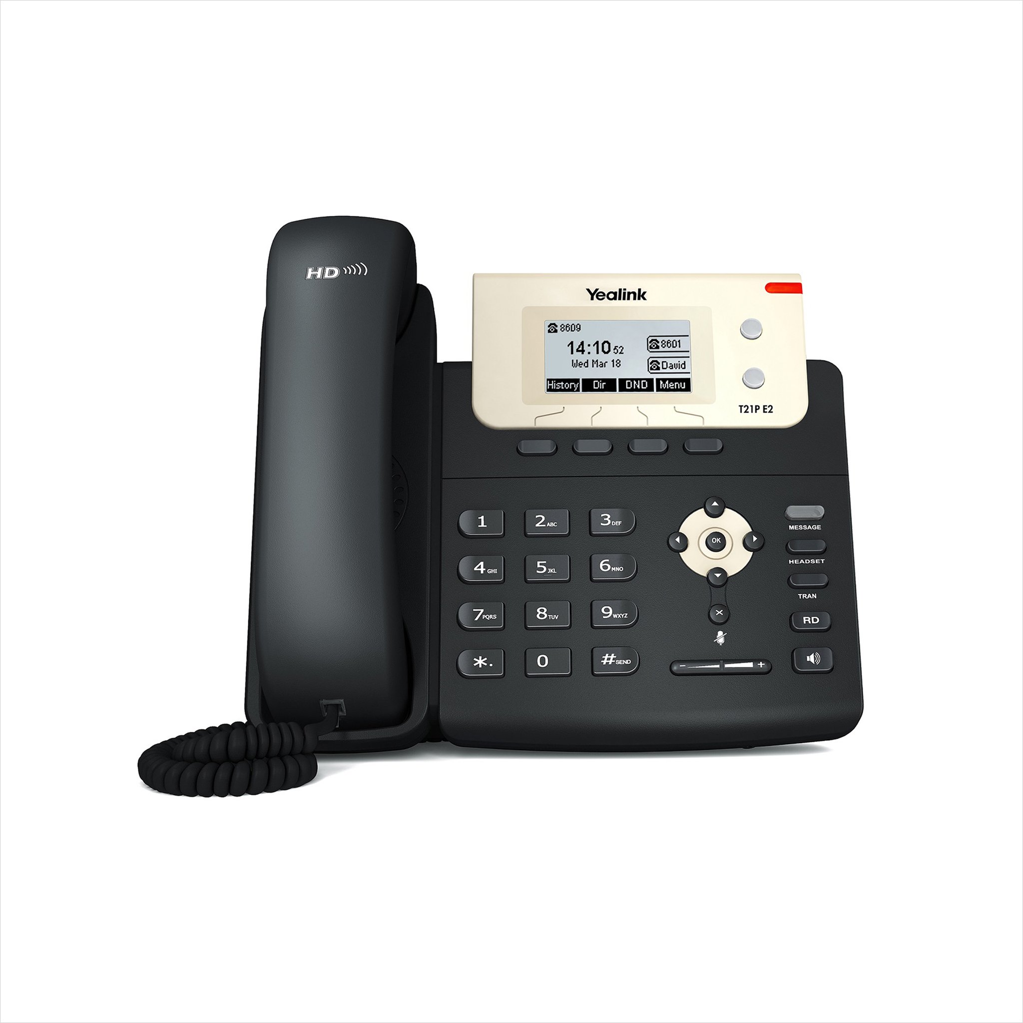 Téléphone IP avec ecran LCD 2 comptes SIP SIP-T21P E2