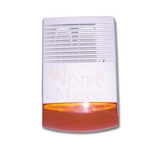 Sirène ext. Flash/leds ,128db, 12VDC SIREN SS-101A