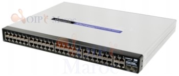 Switch 48 ports Ethernet 10/100 + 4 ports Gigabit avec WebView et PoE SRW248G4P