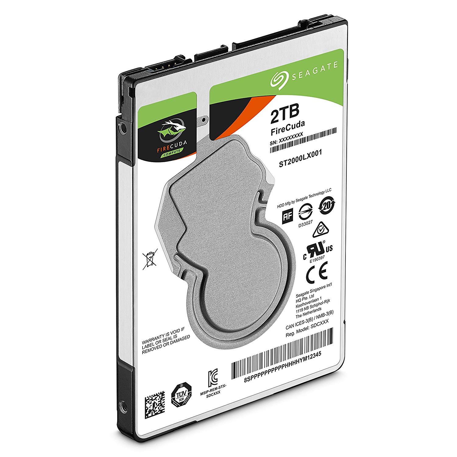 Disque dur hybride 2.5" 2 To 8 Go NAND Flash 5400 RPM 128 Mo Serial ATA 6 Gb/s