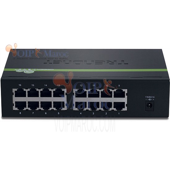 Mini Switch 16 Ports 10/100 Mbits TE100-S16Eg
