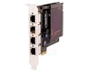 Digium numérique TE407PF,Quatre (4) portée numérique T1/E1/J1/PRI 5.0V carte PCI et annulation d'écho matérielle TE407PF