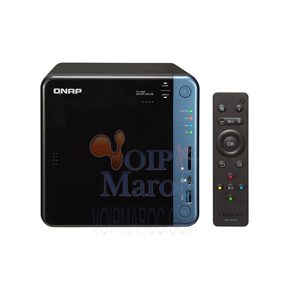 Serveur NAS 4 baies  4 Go de RAM Quad-Core Intel Celeron J3455 1.5GHz "sans disque dur" TS-453B-4G