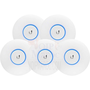 Points d'accès intérieur/extérieur Wi-Fi AC MIMO 3x3 PoE Dual Band 2550 Mbps Pack-5