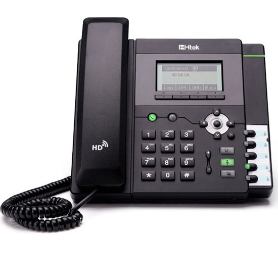 Téléphone IP D'entreprise LCD Graphique HD 2 Comptes VoiP PoE