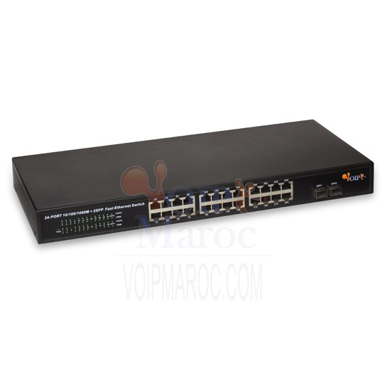 24 Port 10/100Mbps  POE Fast Ethernet Switch VM-S2024PED