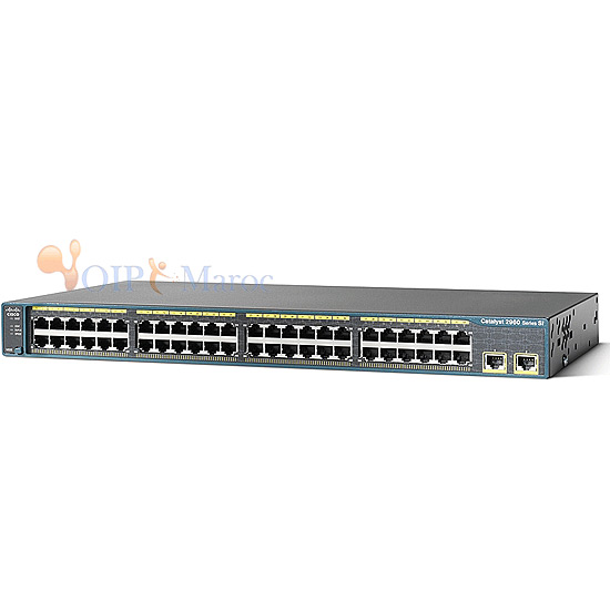 WS-C2960+48PST-L V02-48-port Commutateur Ethernet Utilisé Cisco Cisco 