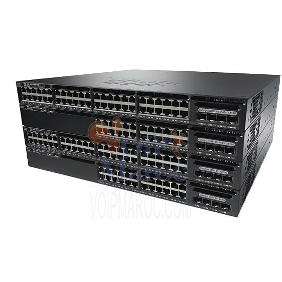 Switch Cisco Catalyst 3650 48 Port PoE 4x1G Uplink IP Services WS-C3650-48PS-E