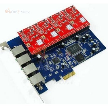 Card Asterisk 4 analog lines with PCI  Express