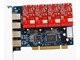 Carte PCI Avec 4 ports FXS ou FXO pour 4 lignes RTC