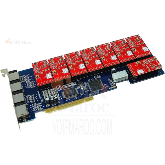 ZA8P 8-ports analog card ZA8P