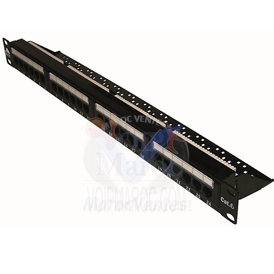 PANNEAU DE BRASSAGE 48 PORTS RJ45 UTP CAT6 19
