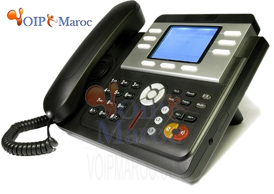 Téléphone IP avec 3 Lignes Sip ou IAX2 Multi fonction avec grand ecran LCD VZP502