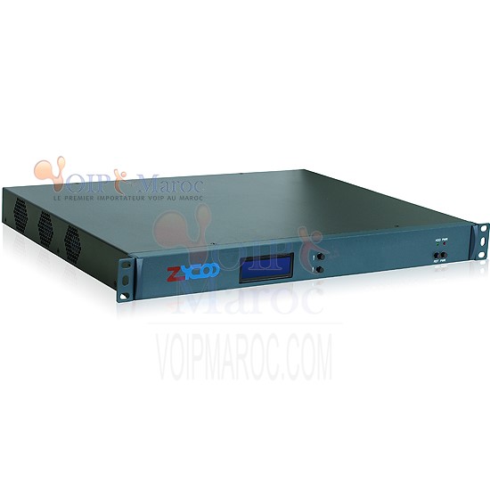 IP PBX avec 1 ports E1 et 4 ports analogiques (FXS ou FXO) ZX100-E1