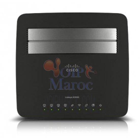 Routeur N750 Dual-Band Wireless Router with ADSL2+ Modem and US X3500